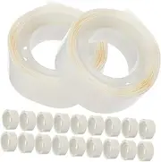 OFFSCH Balloon Glue Dispensing Tool 20 Rolls of Adhesive Dots Double Sided Tape Strips Craft Glue Points for Easy Application No Trace Removal for Crafting