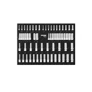 64 Pcs of Kincrome 1/4" 3/8" 1/2" Drive Contour LOK-ON Deep Sockets EVA Tray