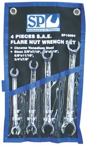 SP Tools SP10094 - Flare Nut Spanner Set 4 Piece - SAE