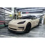 特斯拉3 TESLA3 MODEL3貼膜 奶咖色貼膜 奶茶色 卡其色 全車改色貼膜 全車包膜 MODELY貼膜 車頂貼膜