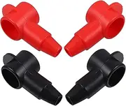 BESTOYARD 4Pcs Battery Terminal Cover Insulated Protectors for Auto Rv Motorcycle Durable Flame Retardant Shields for Positive Negative Terminals