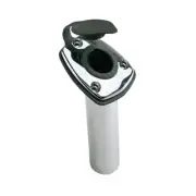 Perko 1205Dp0Chr Fishing Rod Holder 65° Angled Flush Mount Chrome Plated Zinc