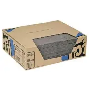 Absorbent Pads Spill Cleanup Universal Sorbents 15x20 Gray 50 Pack 11 Gallon
