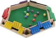 ADOCARN Flop Game Table Play Table Bar Games Card Game Holder Card Table Game Tables Poler Table Domino Tables for Adults Poker Accessories Board Game Screen Table Drinking Game Wooden