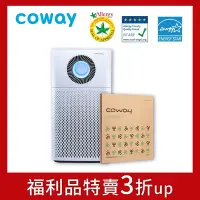 在飛比找Yahoo奇摩購物中心優惠-A級福利品 Coway 20坪 綠淨力噴射循環空氣清淨機 A