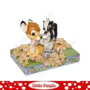 Jim Shore Disney Traditions - 10cm/4" Bambi and Friends in Flowers Bambi