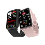 T98 1.57 inch bluetooth Call Non-invasive Blood Glucose Heart Rate Blood Pressure SpO2 Monitor Multi-sport Modes Music P