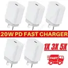 PD Fast Wall Charger 20W Type USB-C Power Adapter Lot For iPhone 14 13 12 iPad X