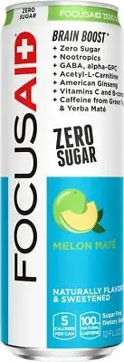 Lifeaid Beverage Lifeaid Focusaid Zero sugar Melon Mate 12 Oz (Pack of 12)