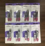 STUDIO SELECTION Stainless Steel Fingernail and Toenail Clippers - 8 Twin Packs