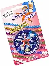 Pepperell Stretch Magic Bead Jewelry Elastic Cord String Line | Clear Pearl Black | 5M 25M 100M | 0.5mm 0.6mm 0.7mm 0.8mm 1mm Diameters
