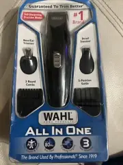 WAHL All In One Rechargeable Trimmer Self Sharpening Precision Blades NEW SEALED