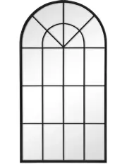 [Cooper & Co] Grace 172cm Arch Iron Mirror in Black
