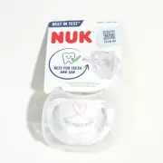 Nuk Star Soother Dummy Silicone 0-6 Months - Brand New Sealed
