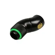 Bitspower G1/4" Matt Black Dual Rotary 90-Degree IG1/4" Extender [BP-MB90R2]