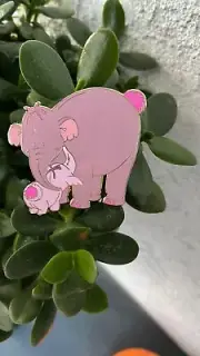 Mama Heffalump and lumpy mothers day fantasy pin