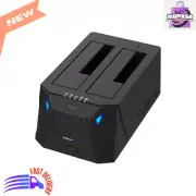 USB 3.0 Dual Bay External Hard Drive Docking Station with Duplicator/Cloner