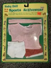 Vintage 1984 Cabbage Patch Kids Baby Doll Sports Activewear