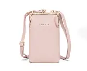 Women Large Capacity Mobile Wallet Phone Bag with Shoulder Strap
