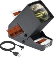 MAFUEAY 35Mm Slide and Film Viewer, Negative Viewer, Desk Top LED Lighted Ill...