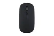 Dual Mode Bluetooth + 2.4Ghz Wireless Mouse Standalone for Tablets, Smartphones, PCs, Black