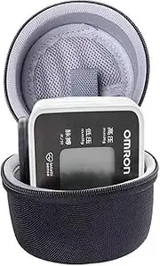 Carrying Case for OMRON Gold Blood Pressure Monitor Omron 7 Series/6161/MMIZOO Wrist Blood Pressure Monitor (black)