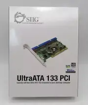 SIIG UltraATA 133 PCI PC ATA Drive Controller | SC-PE4B12-S4 *New*