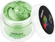 Hair Coloring Dye Wax, Ultikare Washable Hair Colour Wax Green Instant Cream Mud Gel Temporary Natural Hairstyle Color Pomade for Childrens’ Day, Cosplay, Halloween