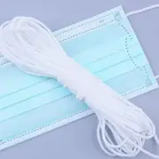 70 yards 3mm Round Elastic Band Rope Cord Ear Hanging Tape Sewing For Face Masks