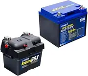 Adventure Kings 60Ah Lithium LiFePO4 Battery Prismatic cells + Compact Battery Box