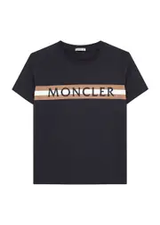 Moncler Kids Logo-embroidered Cotton T-shirt (12-14 Years) - Navy - 14 Year + 14 YEAR +