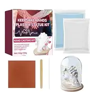 Hand Casting Kit - Hand Moulding Kit Couple | Hand Molds Casting Kit, Hand Plaster Kit for Family, Plaster Mold and Hand Foot Casting Kit, Christmas for Couples, Grandma and Boyfriend