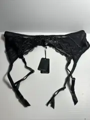 NEW City Chic Sexy Abby Garter Belt SuspendersPlus Size XL 22 Black