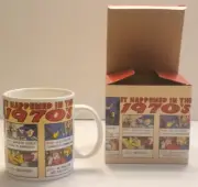 Mug It Happened In The 70'S Coffee Cup Stanley Papel NIB Gift Birthday 1970 A
