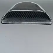 Car Accessories Carbon Fiber Look Self Adhesive Air Flow Vent Bonnet Cover Trim