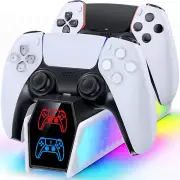 KDD PS5 Controller Charger Compatible with Dualsense & Edge Controllers, PS5 ...