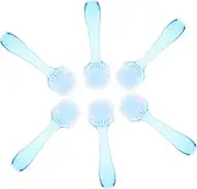DECOMELODY Nail Dust Cleaning Brush Set of 6 Soft Bristles Nail Art Brush Gentle Face Cleaning for Home Salon