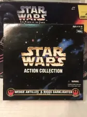 Star Wars Action Collection Wedge Antilles & Biggs Darklighter Autographed