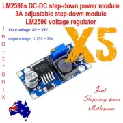 LM2596s DC-DC step-down power module 3A adjustable step-down module - 5pcs.