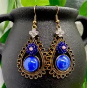 2.5” Bronze-tone Earring Set Bohemian Retro Drop Dangle New Free Ship B1780