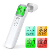 Touchless Baby Thermometer, Infrared Forehead and Ear Thermometer, Medical Te...