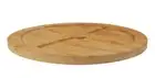 Bamboo Tray Lazy Susan 35CM Turntable Kitchen Pantry Organiser Storage Holder