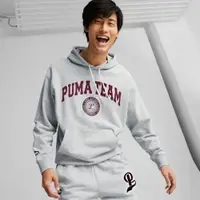 在飛比找PChome24h購物優惠-【PUMA】 流行系列Puma T長厚連帽T恤 連帽上衣 男