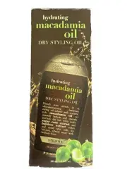 OGX Hydrating Macadamia Dry Styling Oil 3.3 Fl Oz.
