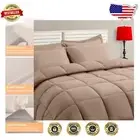 Geometric Pattern King Size Comforter Set - 7 Pieces of Luxurious Comfort