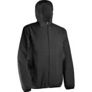 Sun Mountain Golf Men's Monsoon Hooded Rain Jacket - BLACK