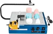 Electric Hot Wire Foam Cutter Table, Fast Heating Foam Cutting Tool, Foam Cutter Hot Wire Electric Tabletop Work Table Tool, with Movable and Rotating Ruler, for Styrofoam and Foam Shaping, Engraving