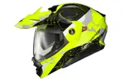 Exo At960 Modular Helmet Topographic Hi Vis/Black For Xl