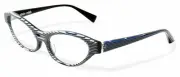 ALAIN MIKLI EYEGLASS FRAMES MODEL AL1215-B02H BLACK BLUE BRAND NEW!!