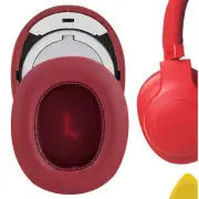 Geekria Protein Leather Ear Pads for JBL E55BT Headphones (Red)